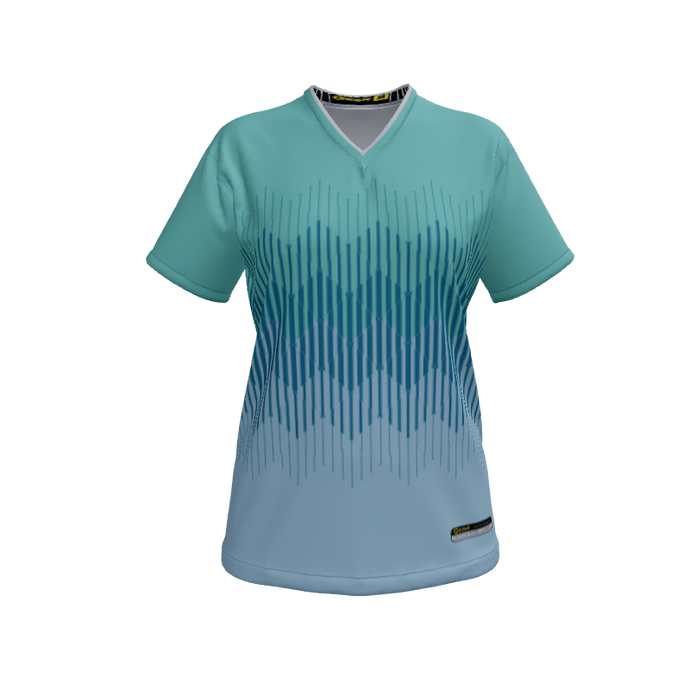 Ladies Custom Jerseys Ghost Fade Womens VNeck Jersey 2.0. (x 1)