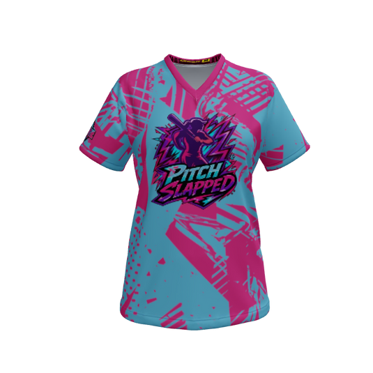 Ladies Custom Jerseys Core Frame Womens V-neck Softball. (x 14)