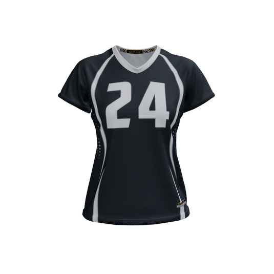 Ladies Custom Jerseys Dublin Ladies V-Neck Cap-Sleeve 2.50. (x 12)