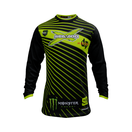 Mens Jerseys Burst Long Sleeve Crew Neck Jersey. (x 1)