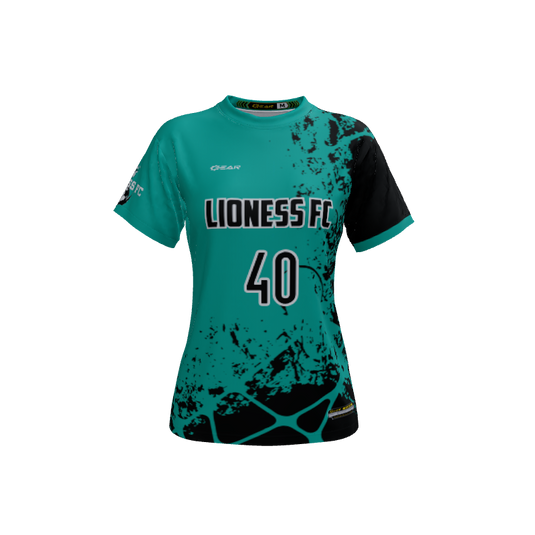 Ladies Custom Jerseys Racer Crew Neck ECO Ladies Jerseys. (x 21)