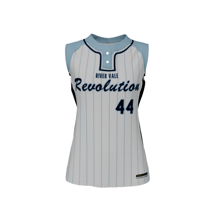 Ladies Custom Jerseys Elite Custom Ladies Premier 2 Button Sleevesless Jersey. (x 8)