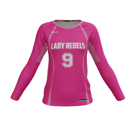 Ladies Custom Jerseys Dublin Pro Cut Volleyball Game Jersey. (x 3)