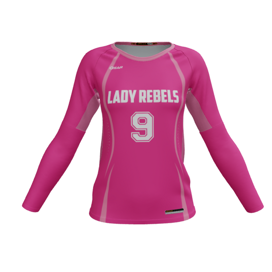 Ladies Custom Jerseys Dublin Pro Cut Volleyball Game Jersey. (x 3)