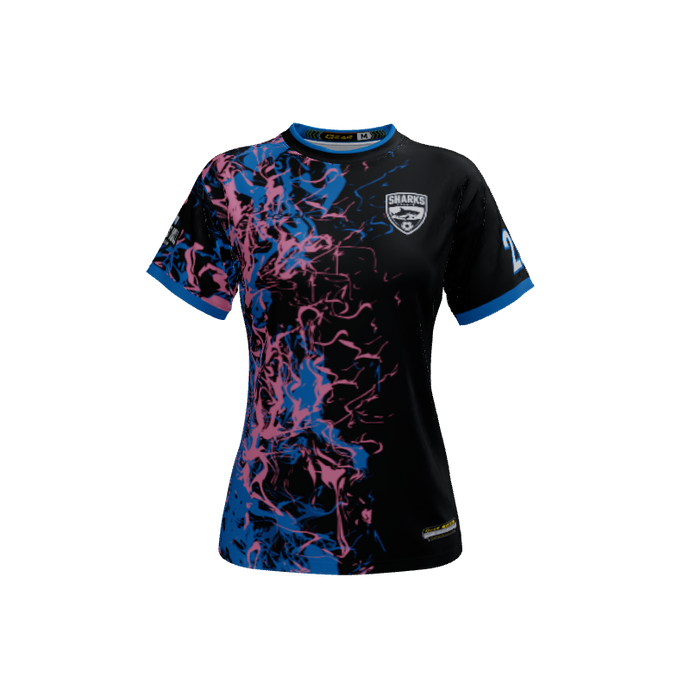 Ladies Custom Jerseys Darkness Crew Neck ECO Ladies Jerseys. (x 19)