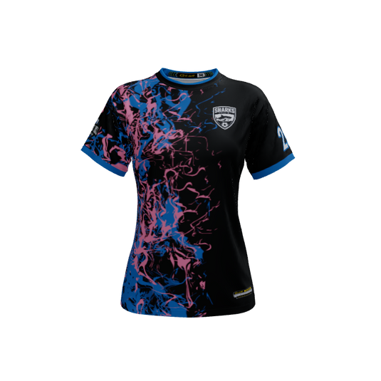 Ladies Custom Jerseys Darkness Crew Neck ECO Ladies Jerseys. (x 19)