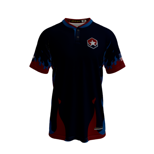 Mens Jerseys Fire Mens Two Button Jersey. (x 7)