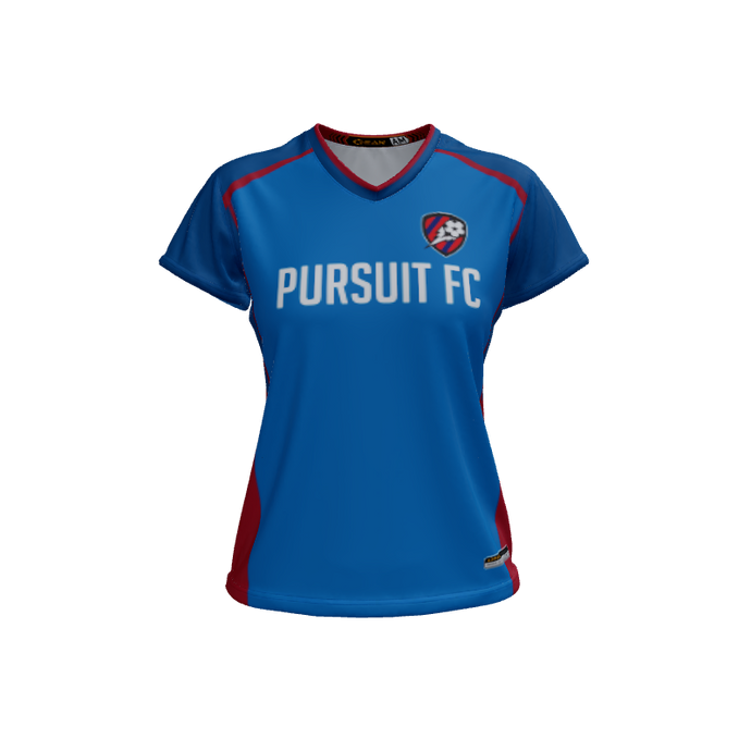 Ladies Custom Jerseys Bombshell 2.0 Ladies V-Neck Cap-Sleeve 2.50. (x 1)