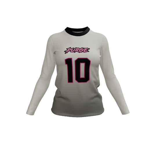 Ladies Custom Jerseys Core Ladies ECO Long Sleeve Crew Jersey. (x 4)
