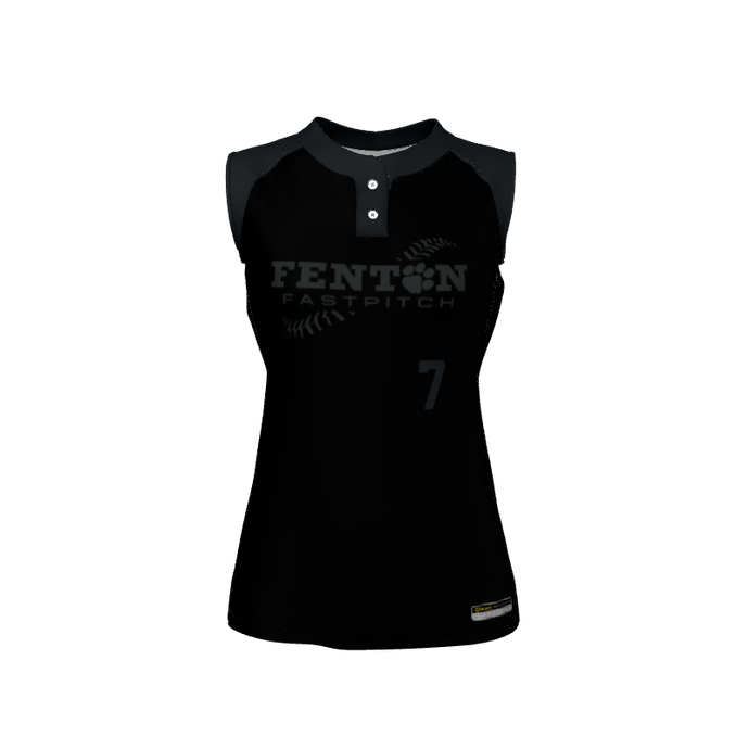 Ladies Custom Jerseys Zero Custom Ladies Premier 2 Button Sleeveless Jersey. (x 13)