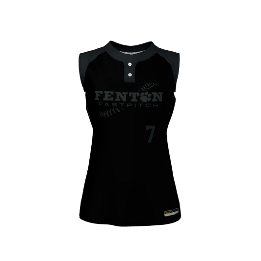 Ladies Custom Jerseys Zero Custom Ladies Premier 2 Button Sleeveless Jersey. (x 13)