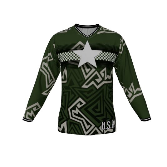 Custom Jerseys Core Premium Long Sleeve V-Neck. (x 1)