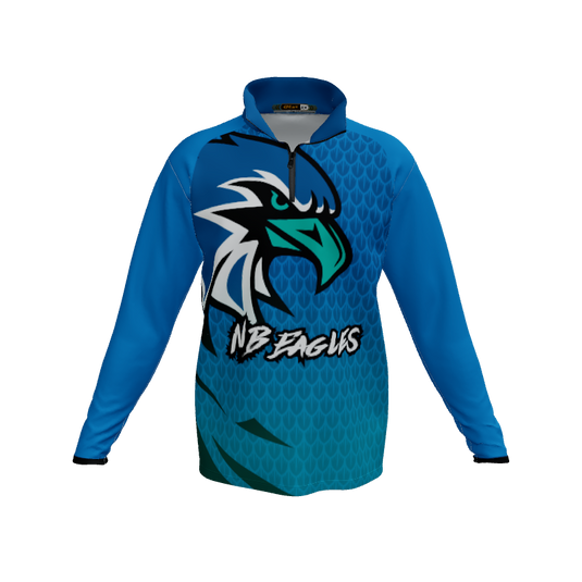 Collared Shirts Eagle QTR Zipped LS. (x 2)