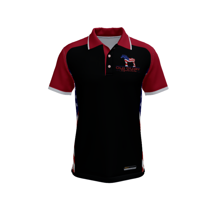 Mens Polos Old Glory Custom Polo V3. (x 3)