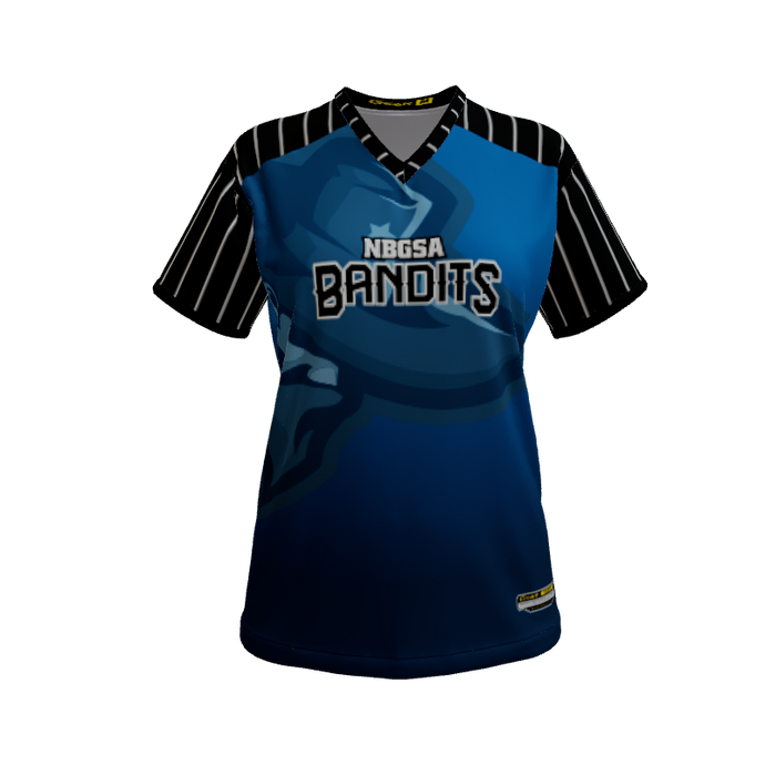 Ladies Custom Jerseys Outlaw Ladies Mascots Short Sleeve. (x 14)
