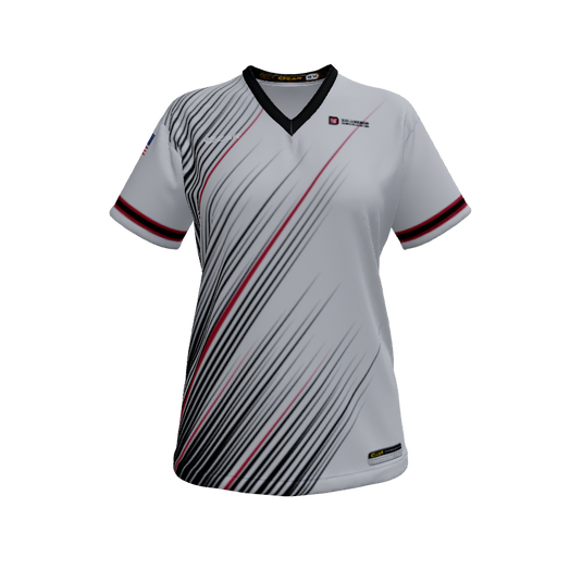 Ladies Custom Jerseys Flash Ladies V-Neck Short Sleeve 2.50. (x 1)