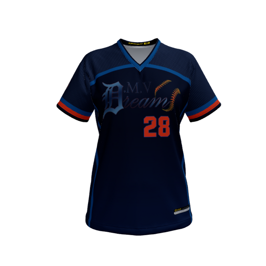 Ladies Custom Jerseys Base Hit Womens V-neck Softball. (x 1)