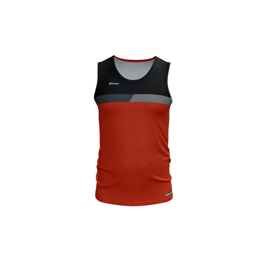 Mens Jerseys Finish Line Track Fitted Singlet. (x 1)