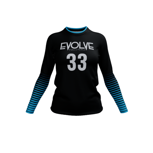 Ladies Custom Jerseys Core Ladies ECO Long Sleeve Crew Jersey. (x 1)