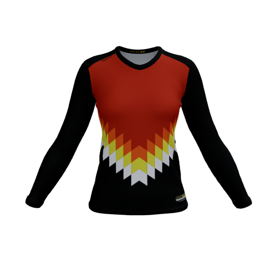 Ladies Custom Jerseys America Ladies Long Sleeve Jersey. (x 1)
