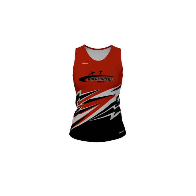 Ladies Custom Jerseys Ninja Ladies Fitted Track Singlet. (x 17)