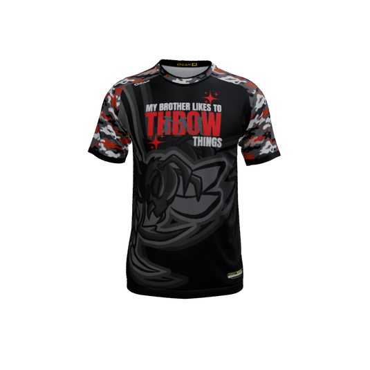 Mens Jerseys Hornet Mascot Crew Neck Short Sleeve Jersey. (x 1)
