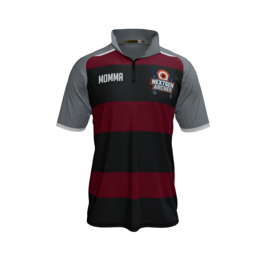 Collared Shirts Steel QTR Zip Short Sleeve. (x 1)