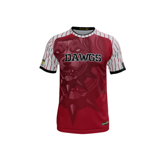 Mens Jerseys Bulldog 2 Mascot Crew Neck Short Sleeve Jersey. (x 16)