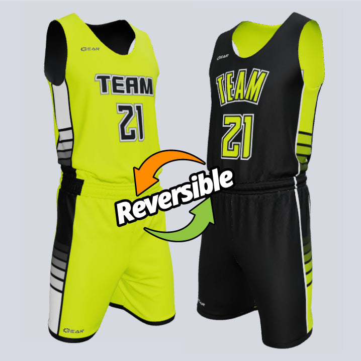 Load image into Gallery viewer, Custom Reversible Single-Ply Basketball Forward Uniform
