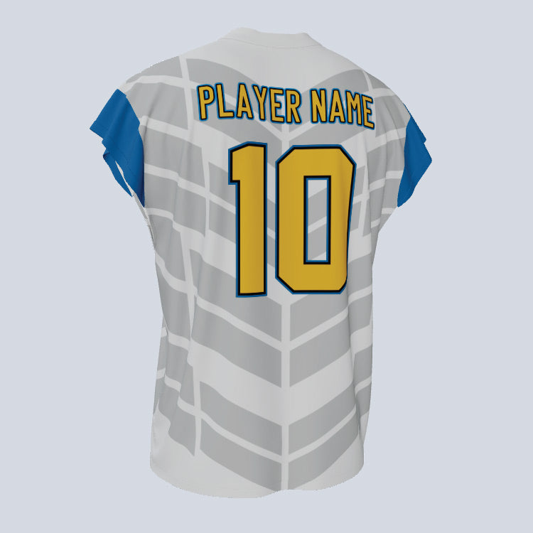 Load image into Gallery viewer, Custom Charger Cap Sleeve Lacrosse Jersey
