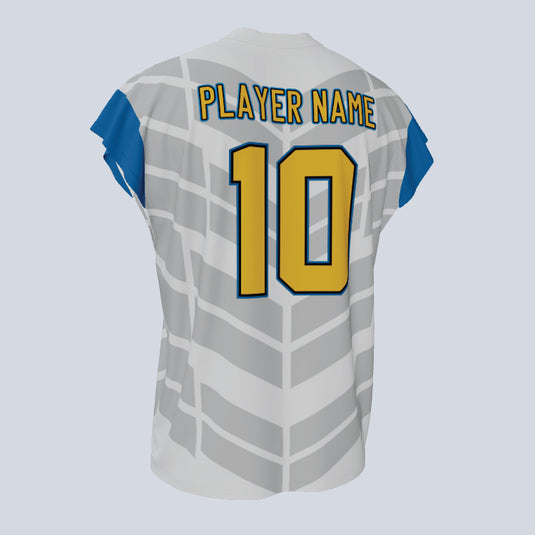 Custom Charger Cap Sleeve Lacrosse Jersey