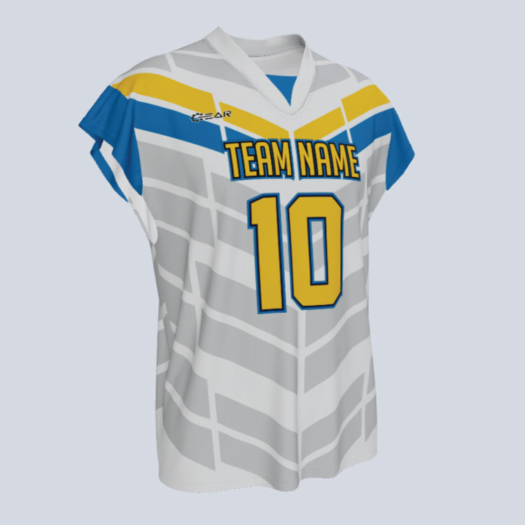 Load image into Gallery viewer, Custom Charger Cap Sleeve Lacrosse Jersey
