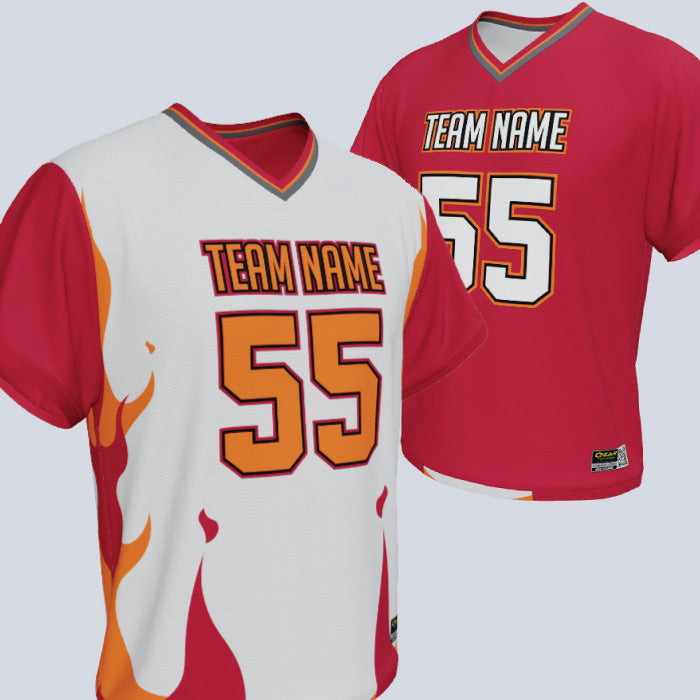 Load image into Gallery viewer, Custom Fire Reversible SS Lacrosse Jersey
