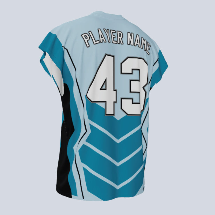 Load image into Gallery viewer, Custom Gamer Cap Sleeve Lacrosse Jersey
