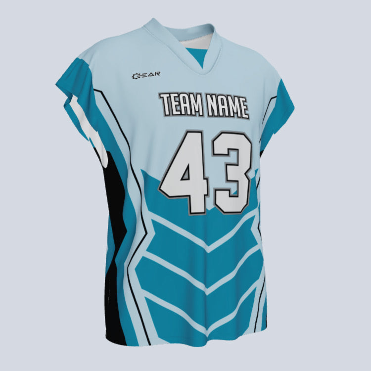 Load image into Gallery viewer, Custom Gamer Cap Sleeve Lacrosse Jersey
