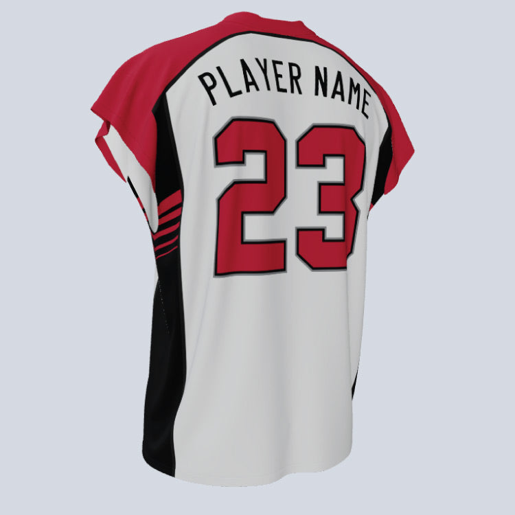 Load image into Gallery viewer, Custom Tritan Cap Sleeve Lacrosse Jersey
