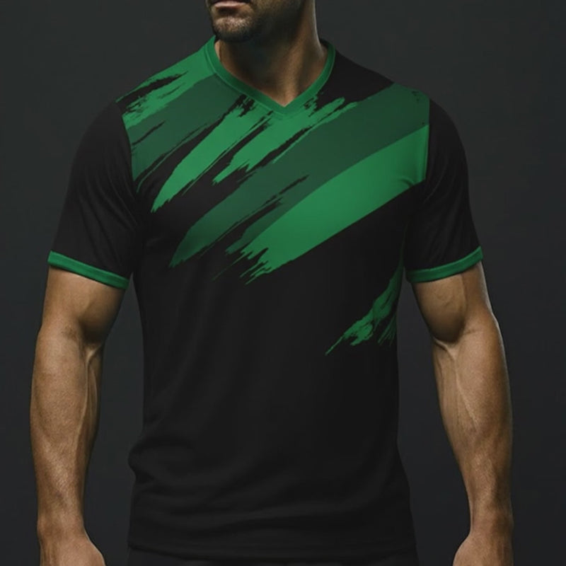 Load and play video in Gallery viewer, Custom Smear Premium V-Neck Jersey
