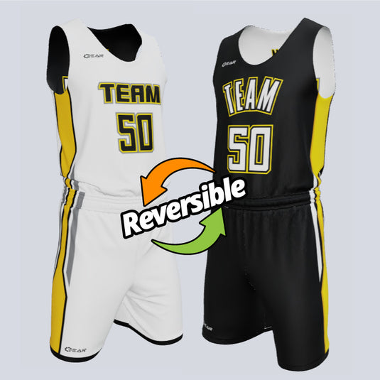 Custom Reversible Single-Ply Basketball Shooter Uniform
