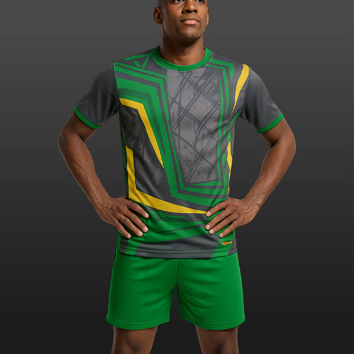 Quick-Turn Splatter Custom Soccer Uniform w/Socks