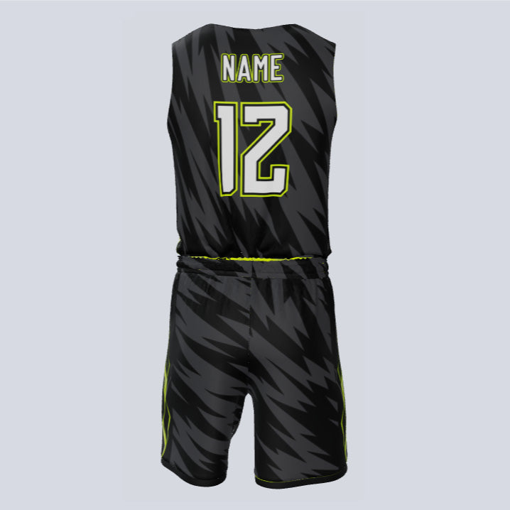 Load image into Gallery viewer, Custom Reversible Single-Ply Basketball Thunder Uniform

