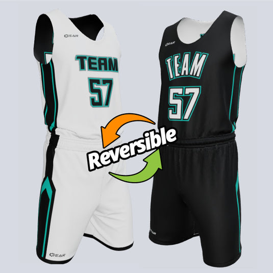 Custom Reversible Single-Ply Basketball XLR8 Uniform
