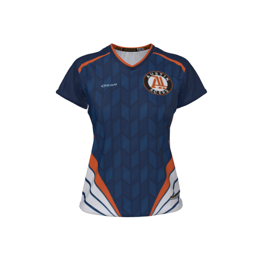 Ladies Custom Jerseys Valkyrie 2.0 Ladies V-Neck Cap-Sleeve 2.50. (x 13)