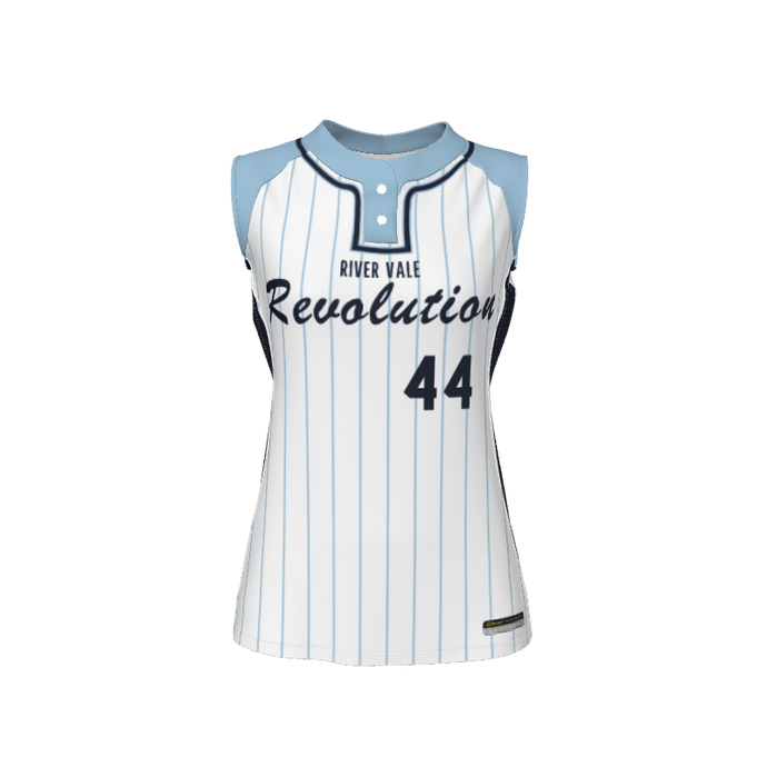 Ladies Custom Jerseys Elite Custom Ladies Premier 2 Button Sleevesless Jersey. (x 1)