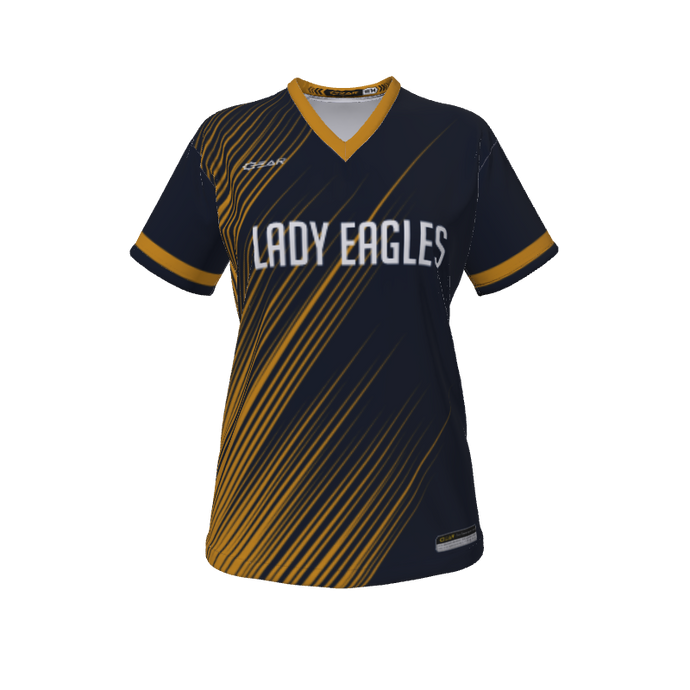 Ladies Custom Jerseys Flash Ladies V-Neck Short Sleeve 2.50. (x 16)