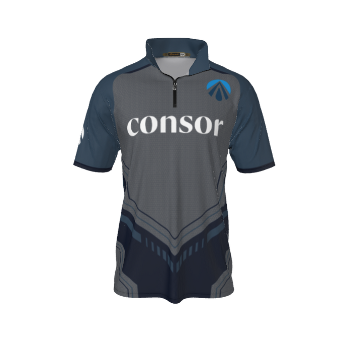 Collared Shirts Iconic QTR Zip Short Sleeve. (x 22)