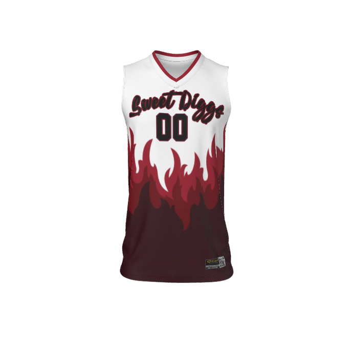 Mens Jerseys Fire Basketball Jersey. (x 8)