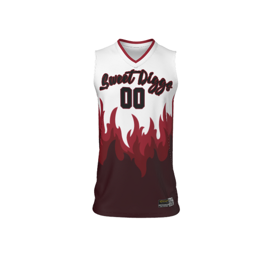 Mens Jerseys Fire Basketball Jersey. (x 8)