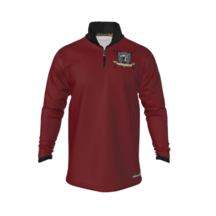 Collared Shirts Core QTR Zipped LS. (x 1)