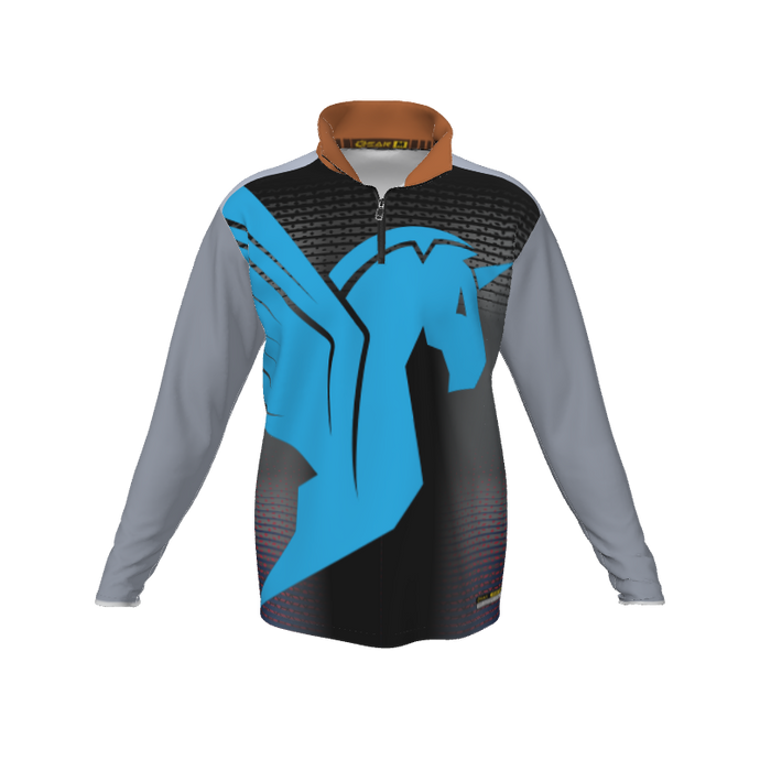 Collared Shirts Pegasus QTR Zipped LS. (x 1)