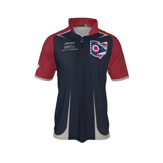 Collared Shirts Side Tech QTR Zip Short Sleeve. (x 1)